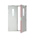 Современный дизайн пожарной стойкость стальная дверь пожарной двери с портом наблюдения
